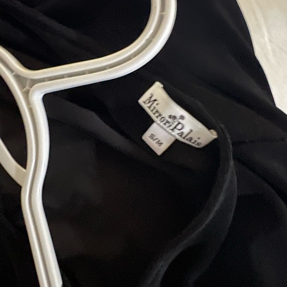 Mirror Palais Mini Wrap Dress Black - Picture 5 of 8